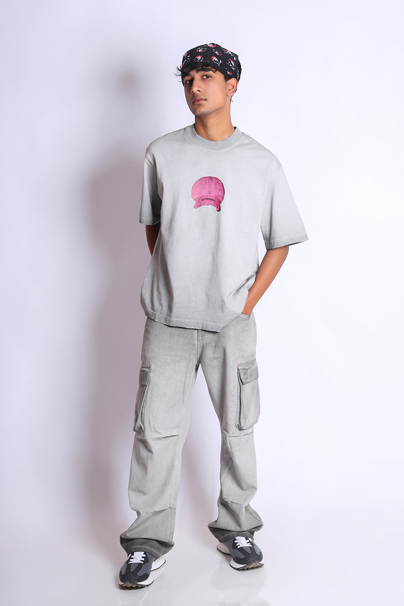 Crew Neck T-Shirt Grey
