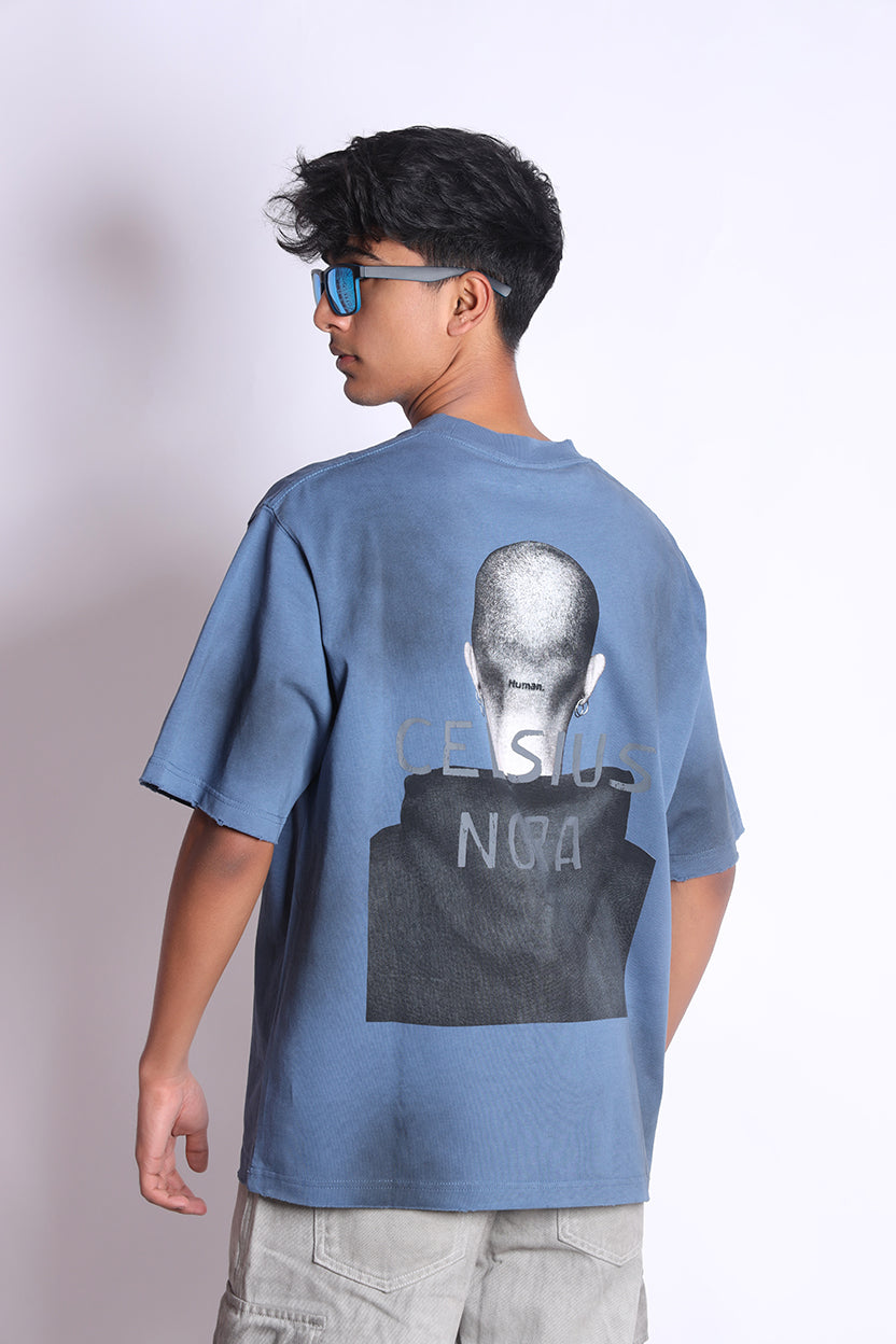 Crew Neck T-Shirt Blue