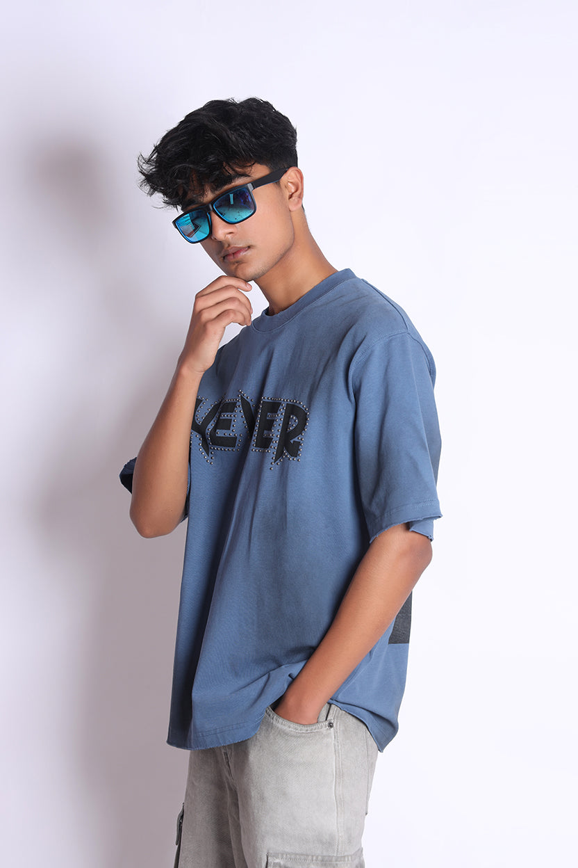 Crew Neck T-Shirt Blue