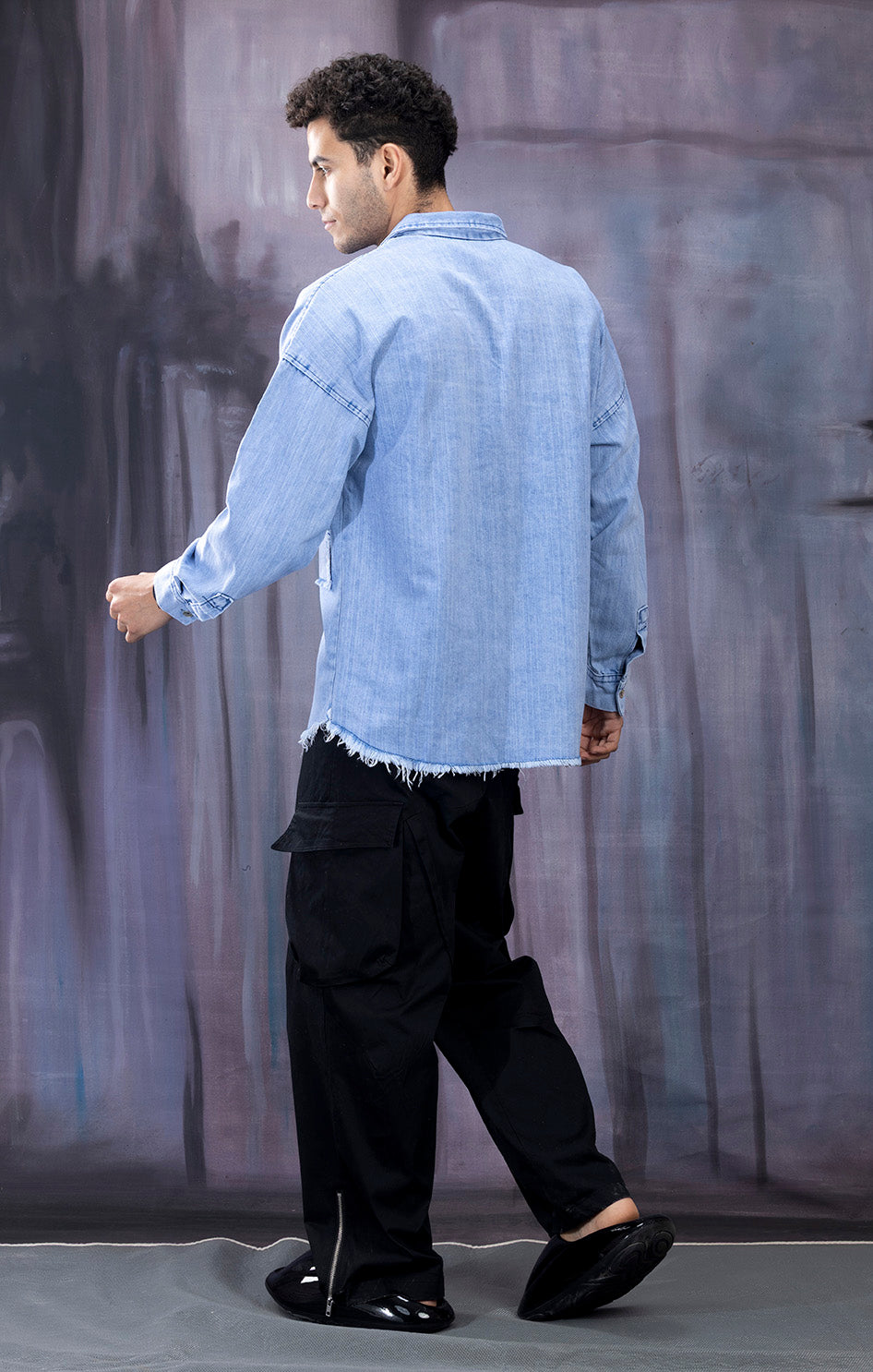 BLUE DENIM SHIRT