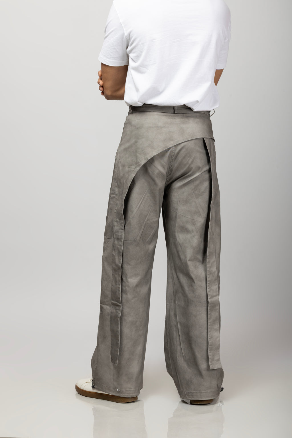 Zipper Cargo Pant Elephant Grey