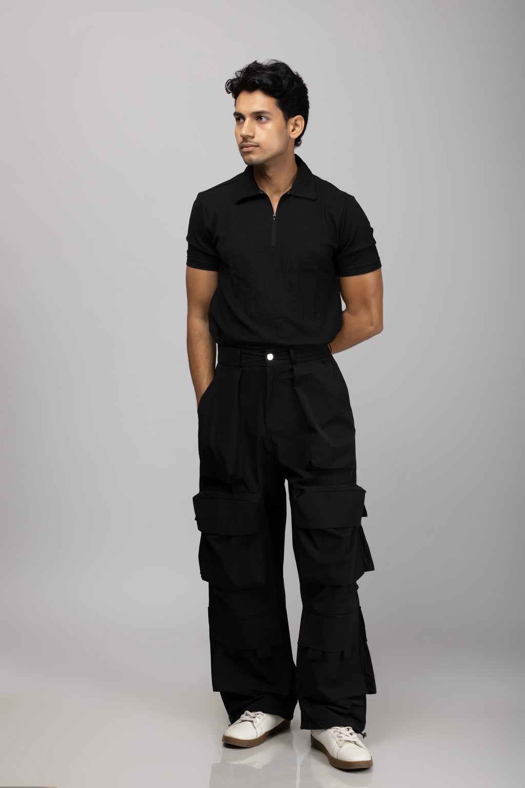 Relaxed Cargo Pant Black