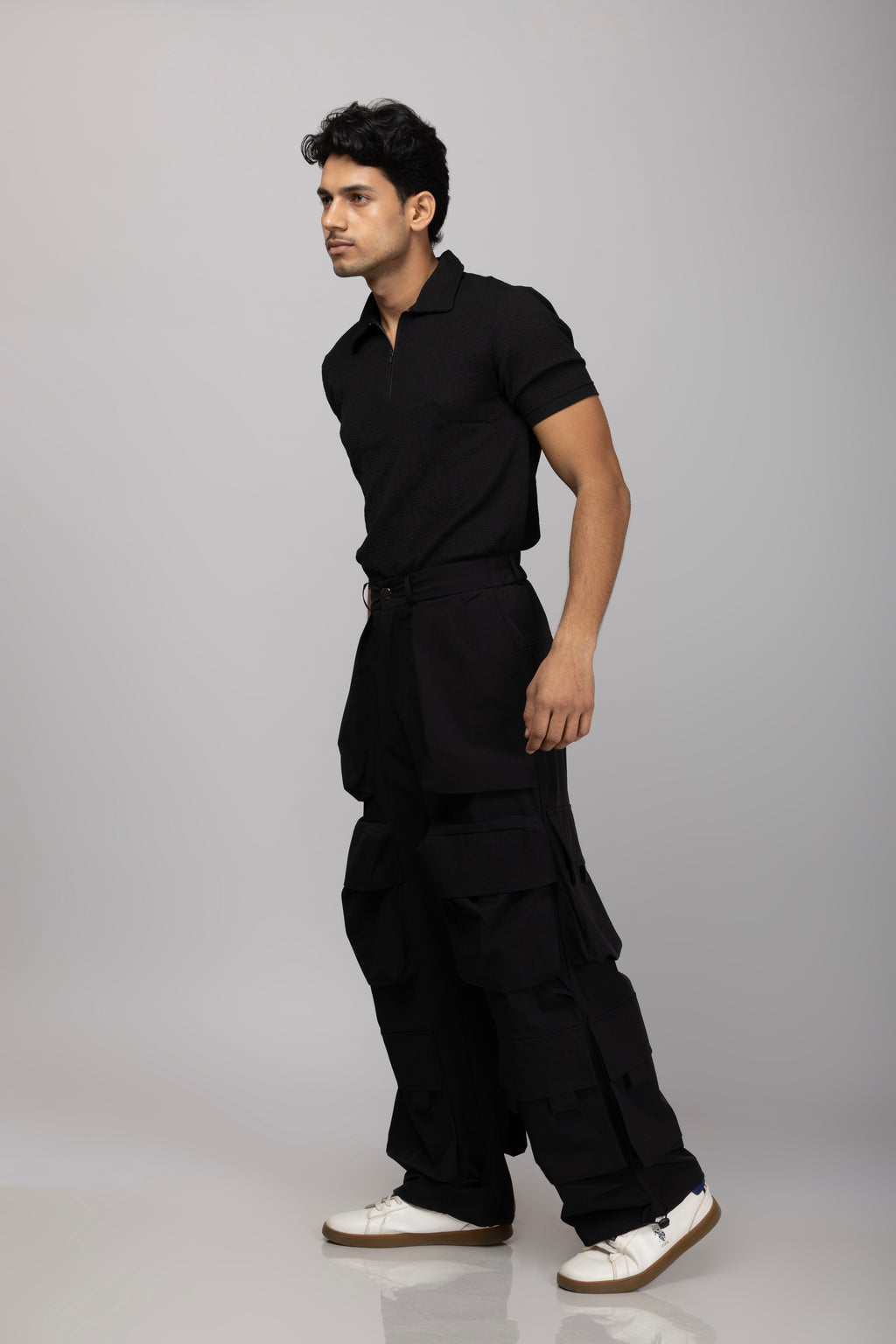 Relaxed Cargo Pant Black