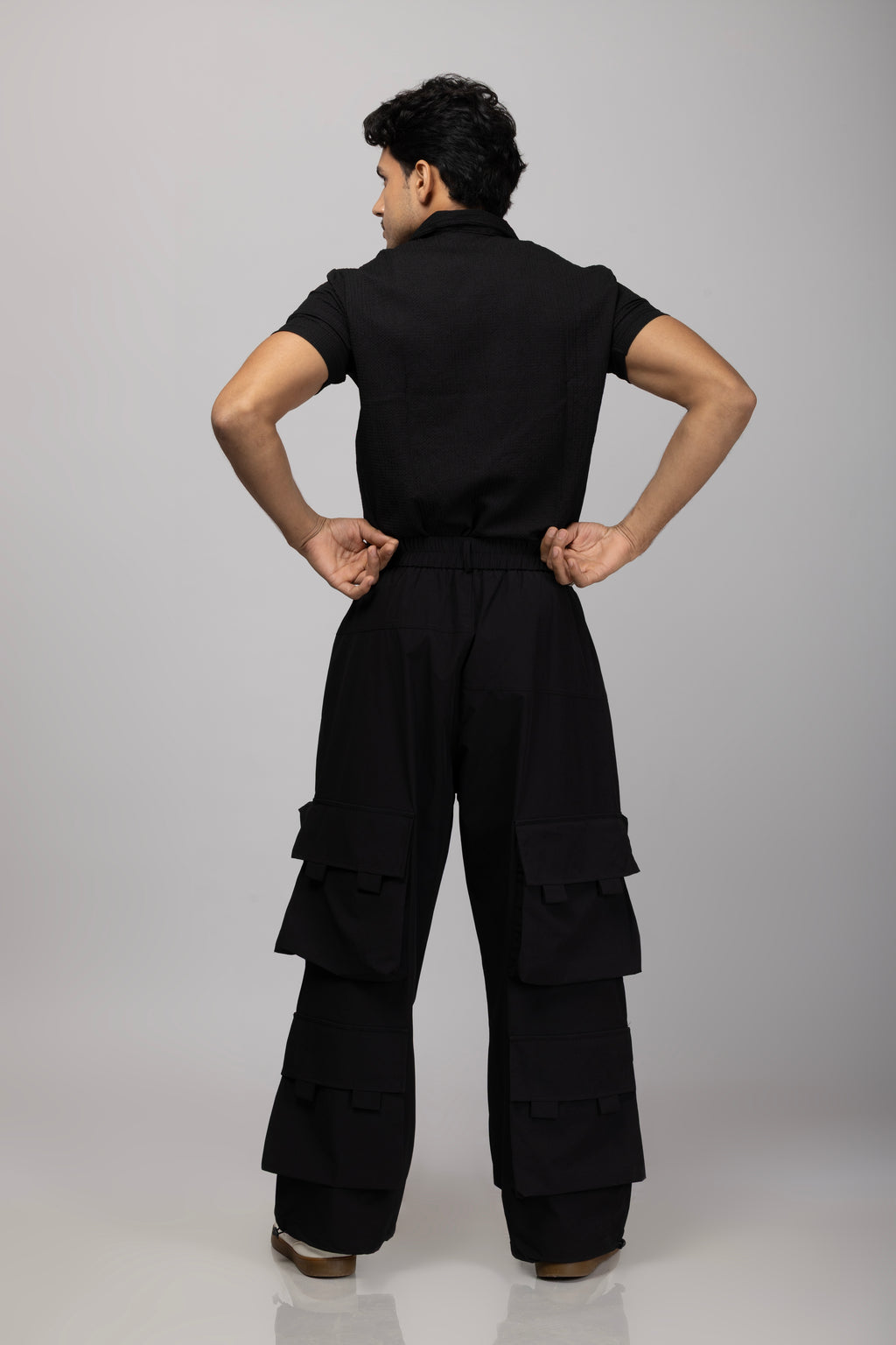 Relaxed Cargo Pant Black