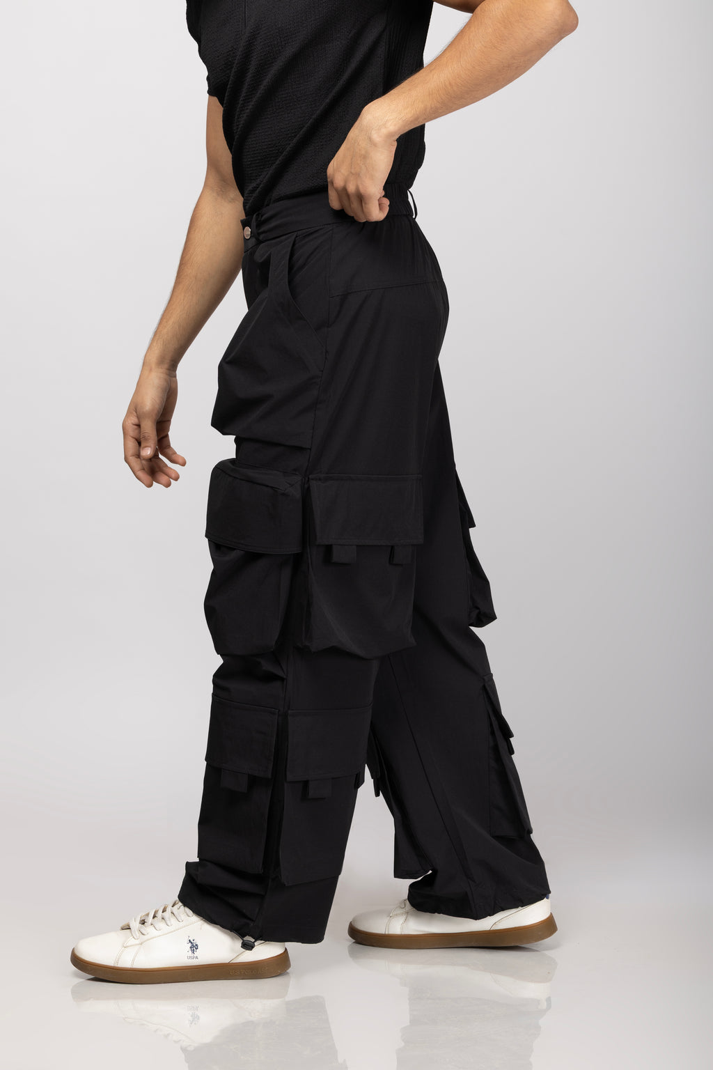 Relaxed Cargo Pant Black