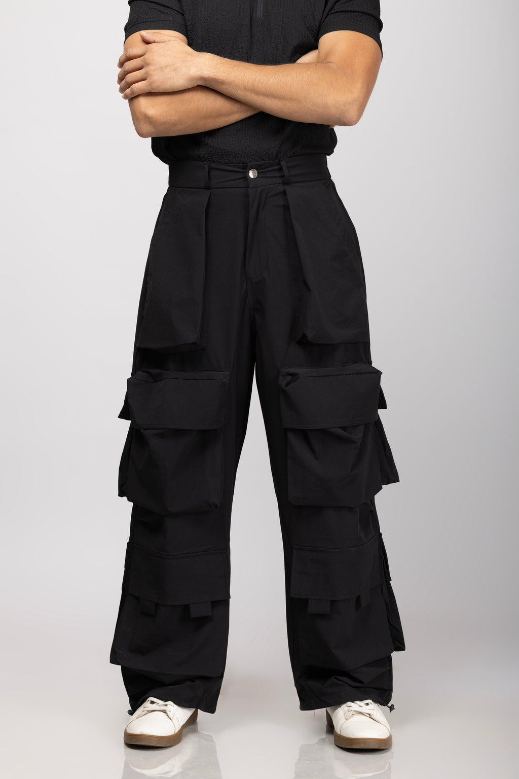 Relaxed Cargo Pant Black
