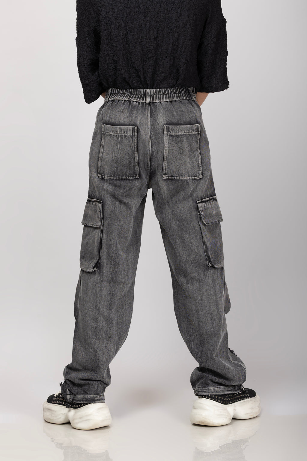 Charcol Ripped Jeans