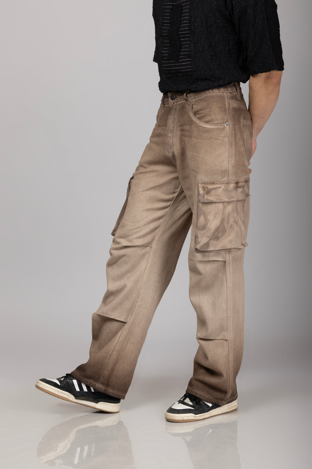 Dark Coffee Denim Jeans