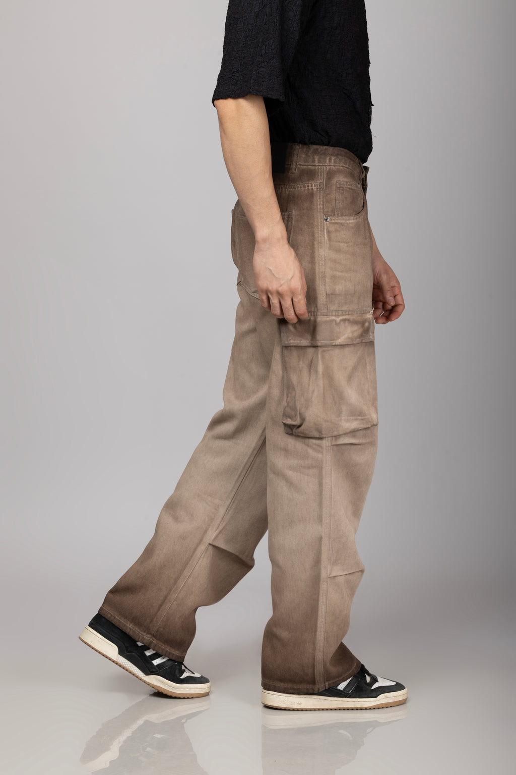 Dark Coffee Denim Jeans