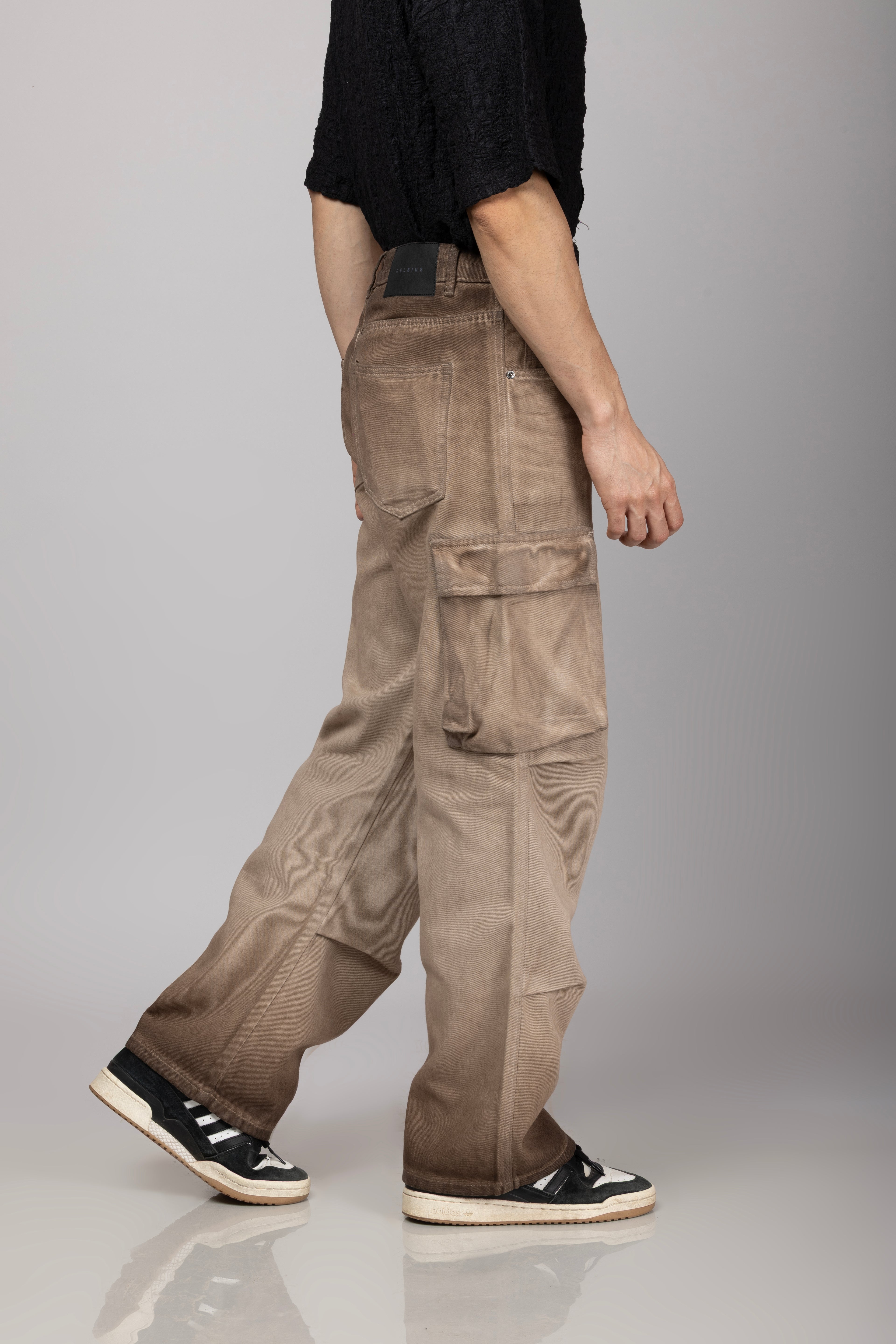 Dark Coffee Denim Jeans