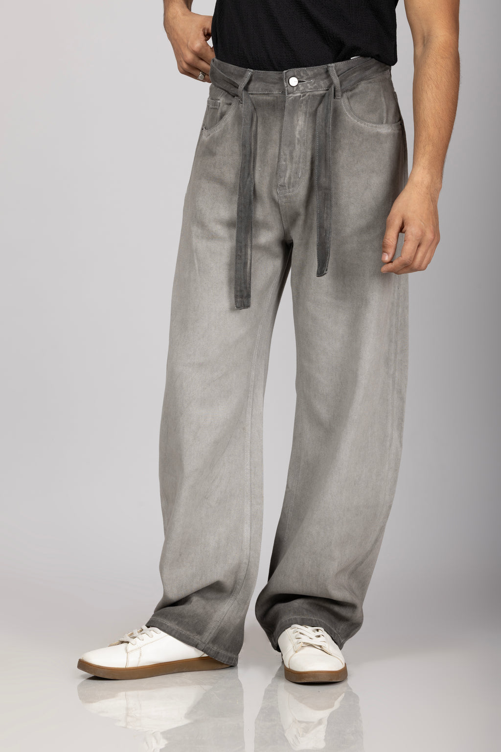 Grey Ombre Cowboy Ridge Denim Jeans
