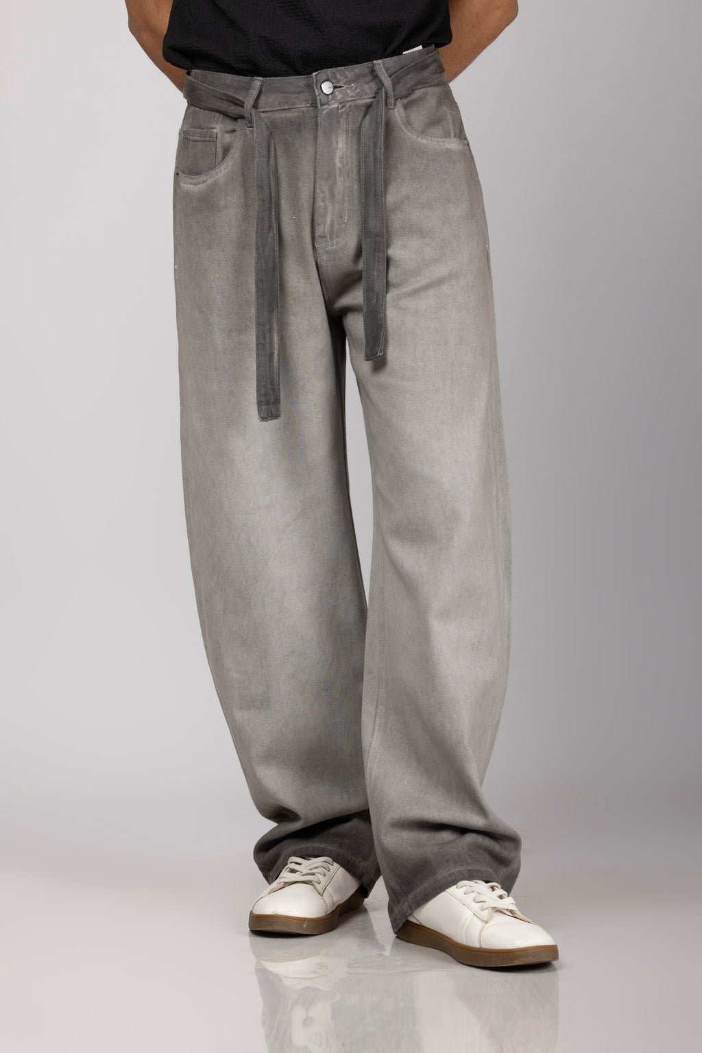 Grey Ombre Cowboy Ridge Denim Jeans