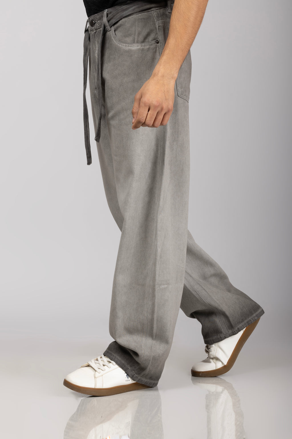 Grey Ombre Cowboy Ridge Denim Jeans
