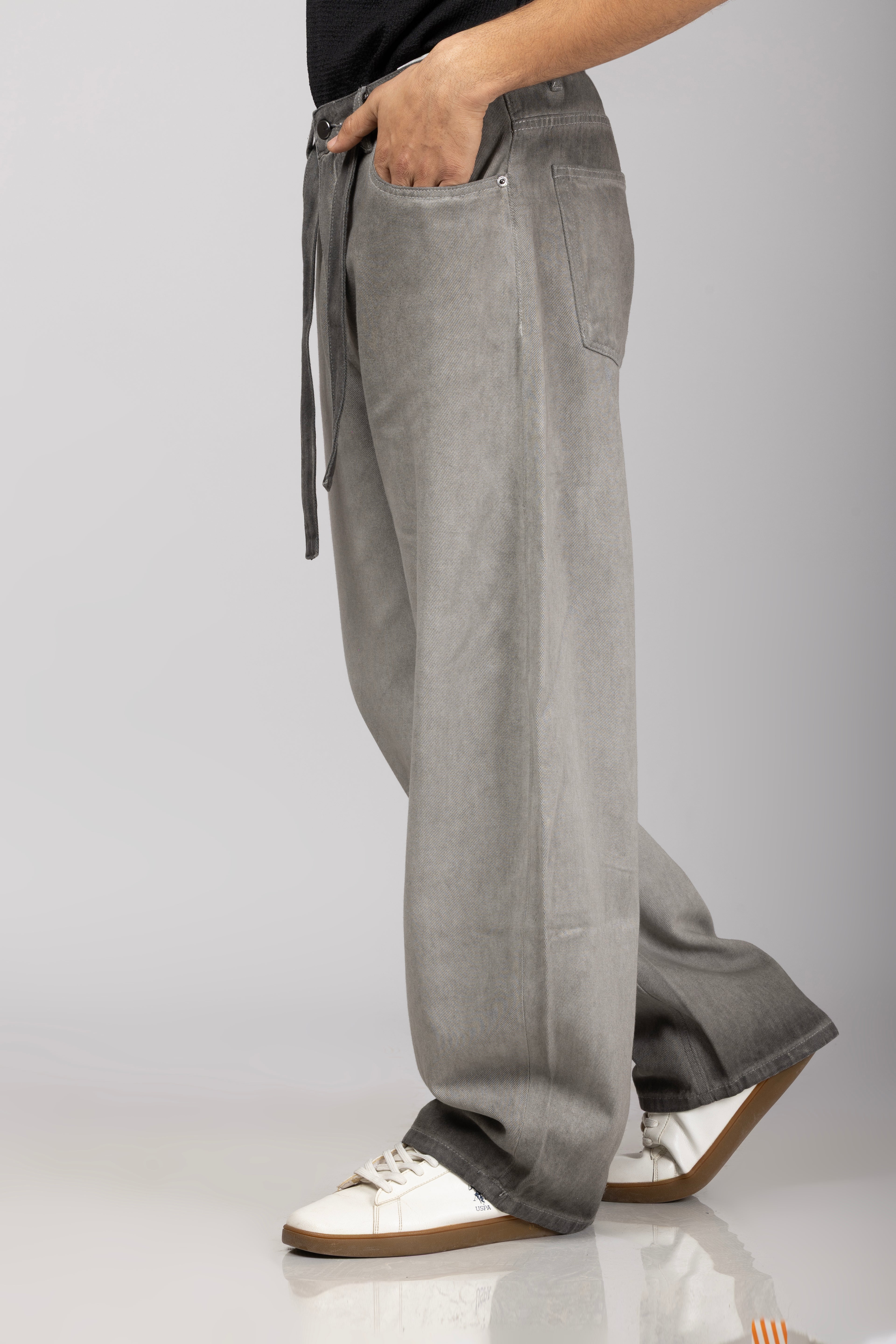 Grey Ombre Cowboy Ridge Denim Jeans