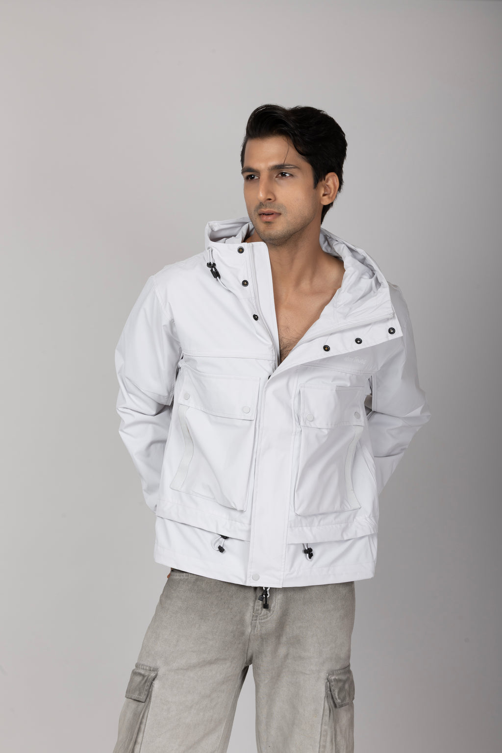 Off White Hooded Jacket