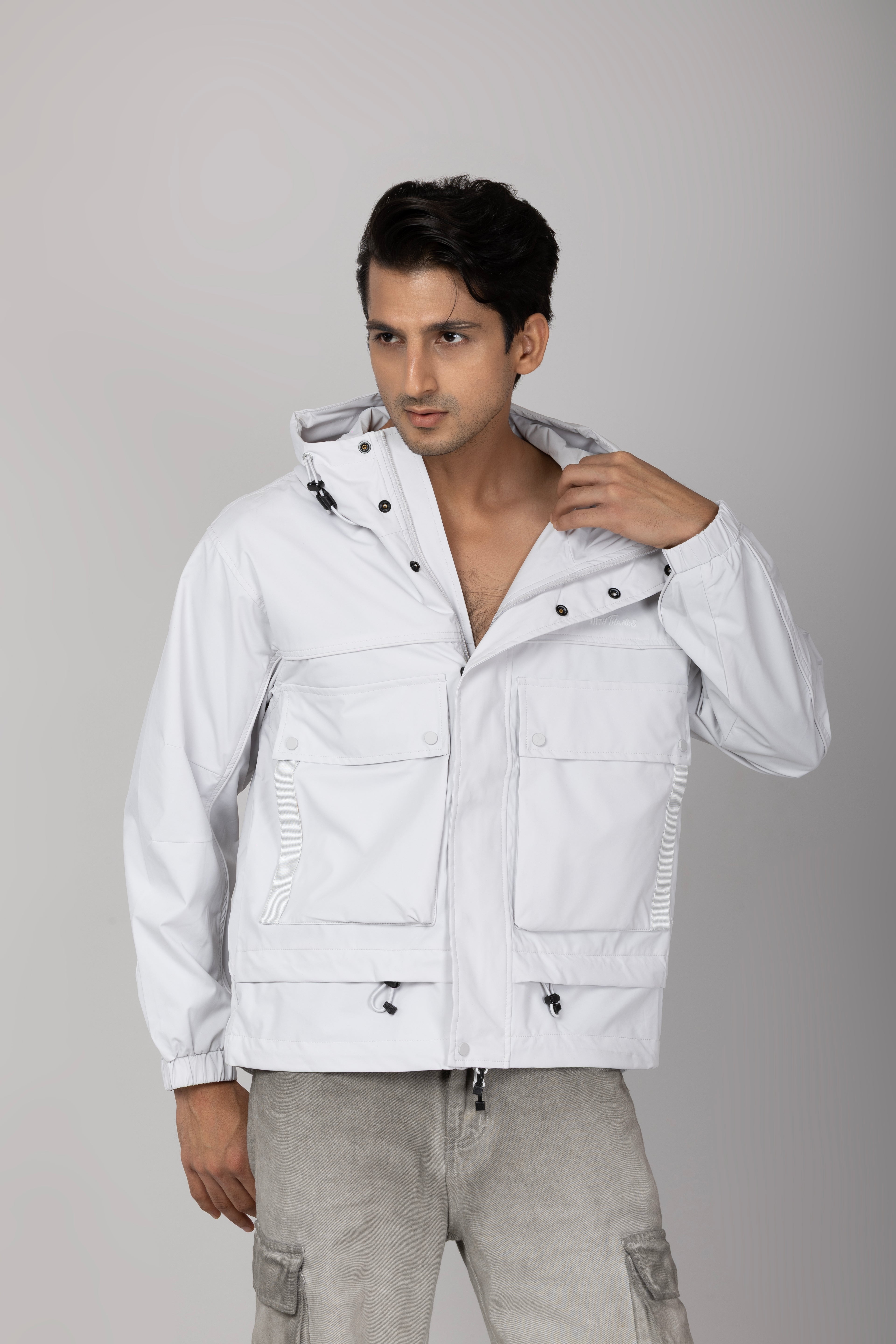 Off White Hooded Jacket