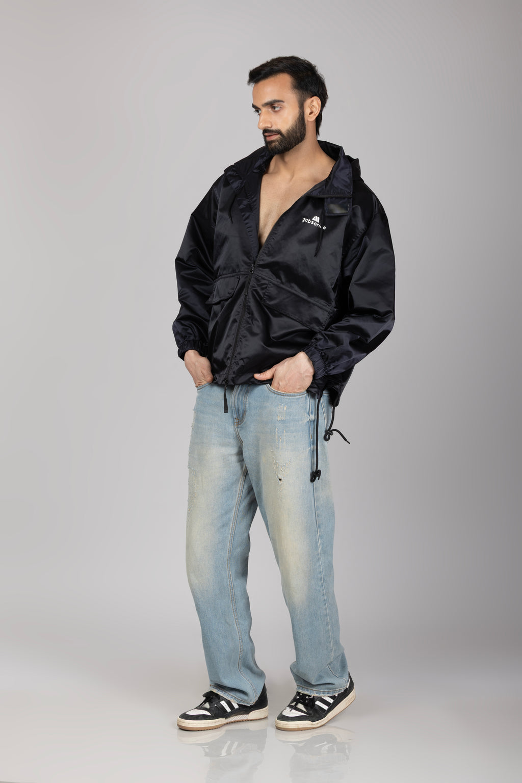 Hooded Jacket Black