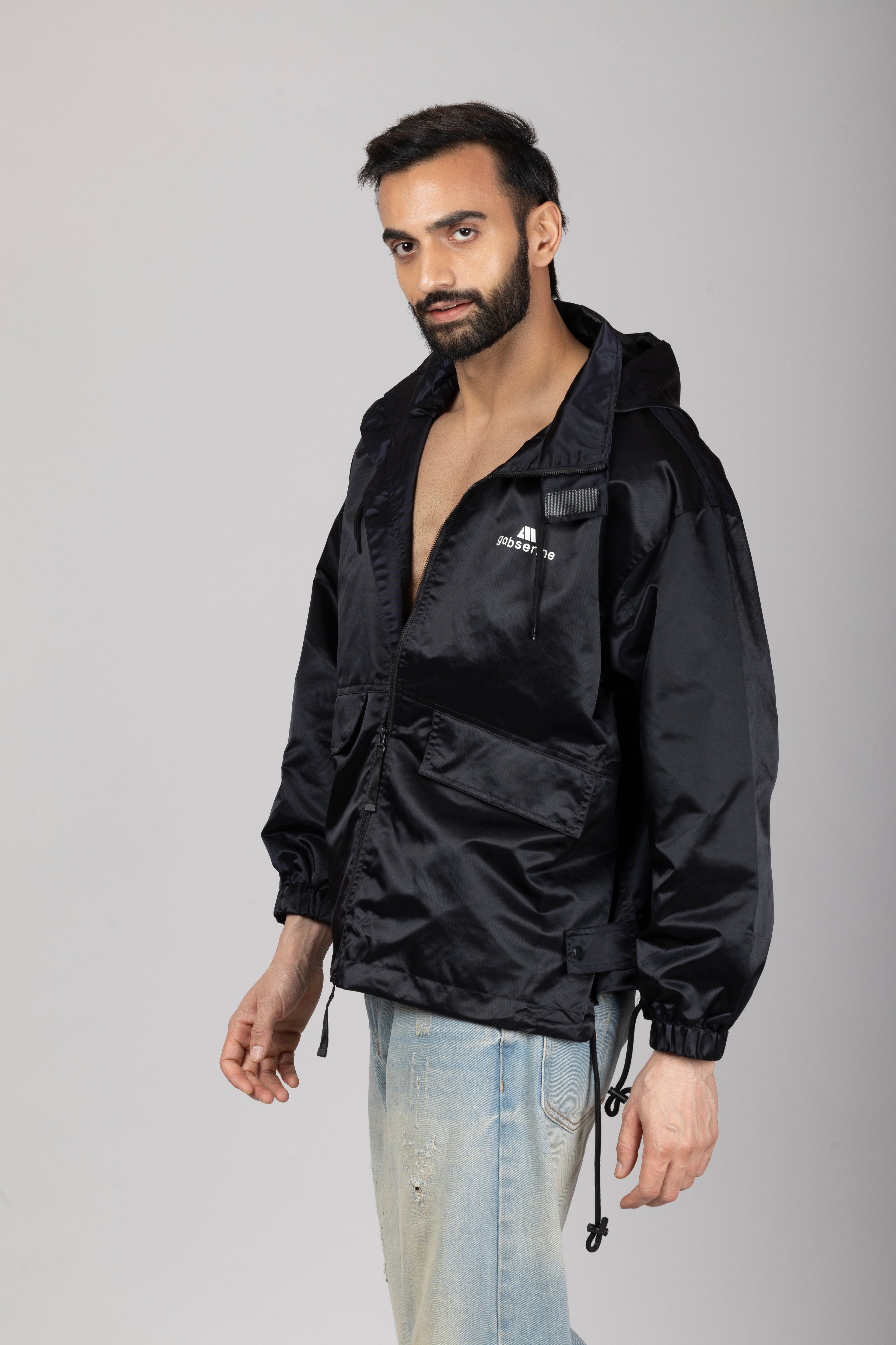 Hooded Jacket Black