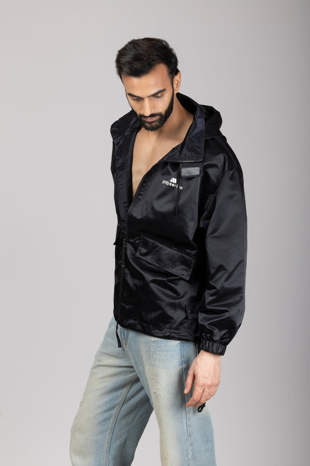 Hooded Jacket Black
