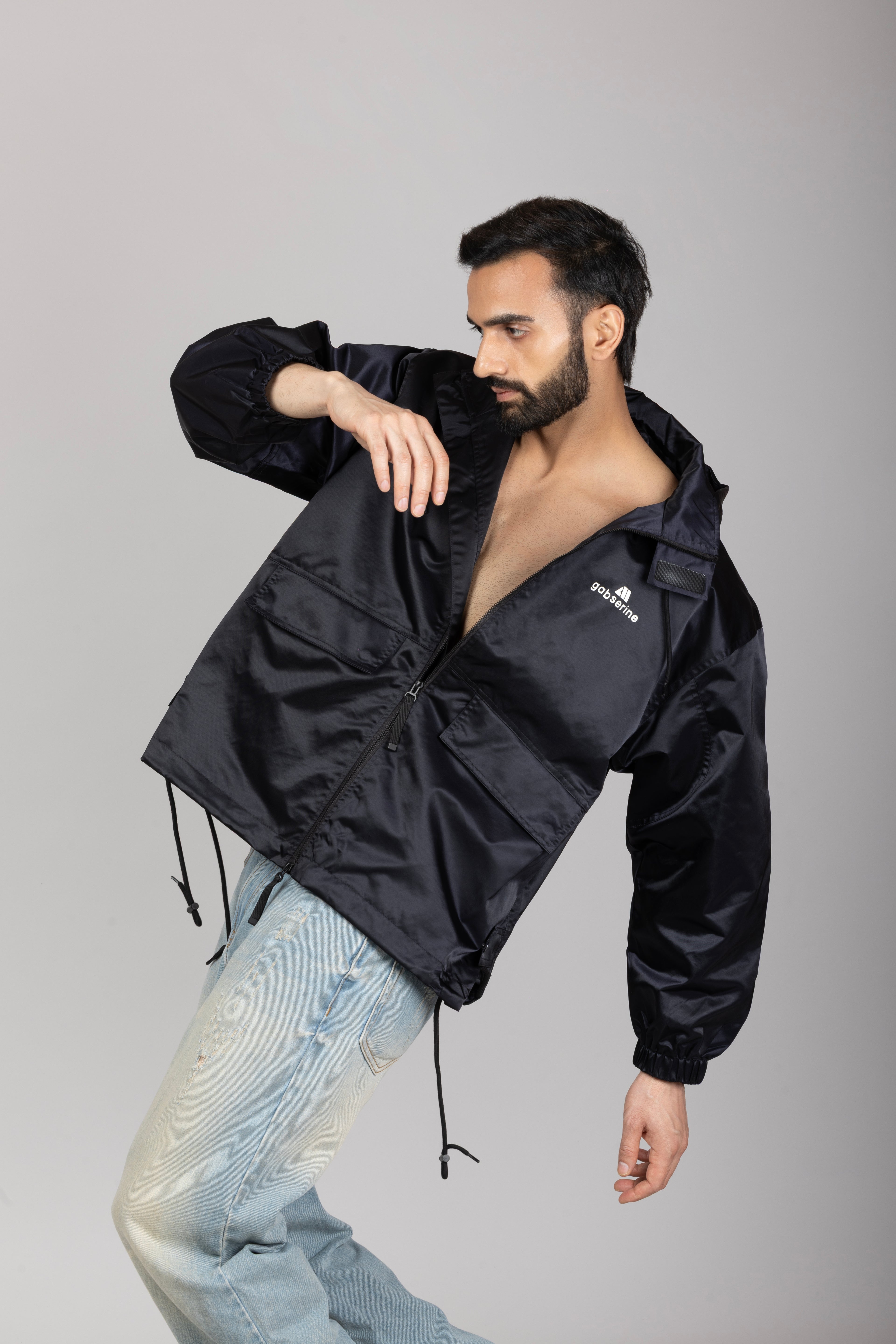 Hooded Jacket Black