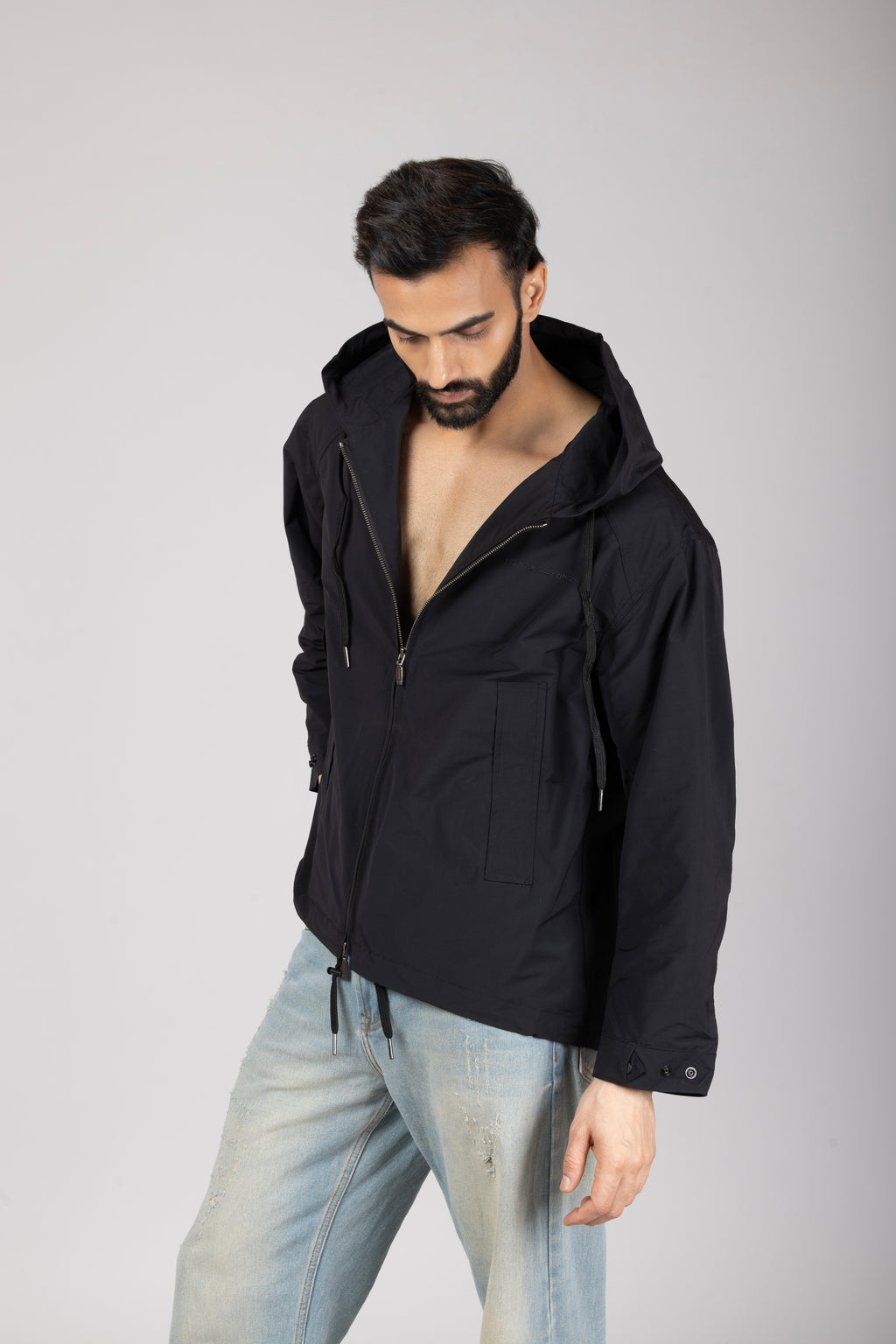 Hooded Jacket Black