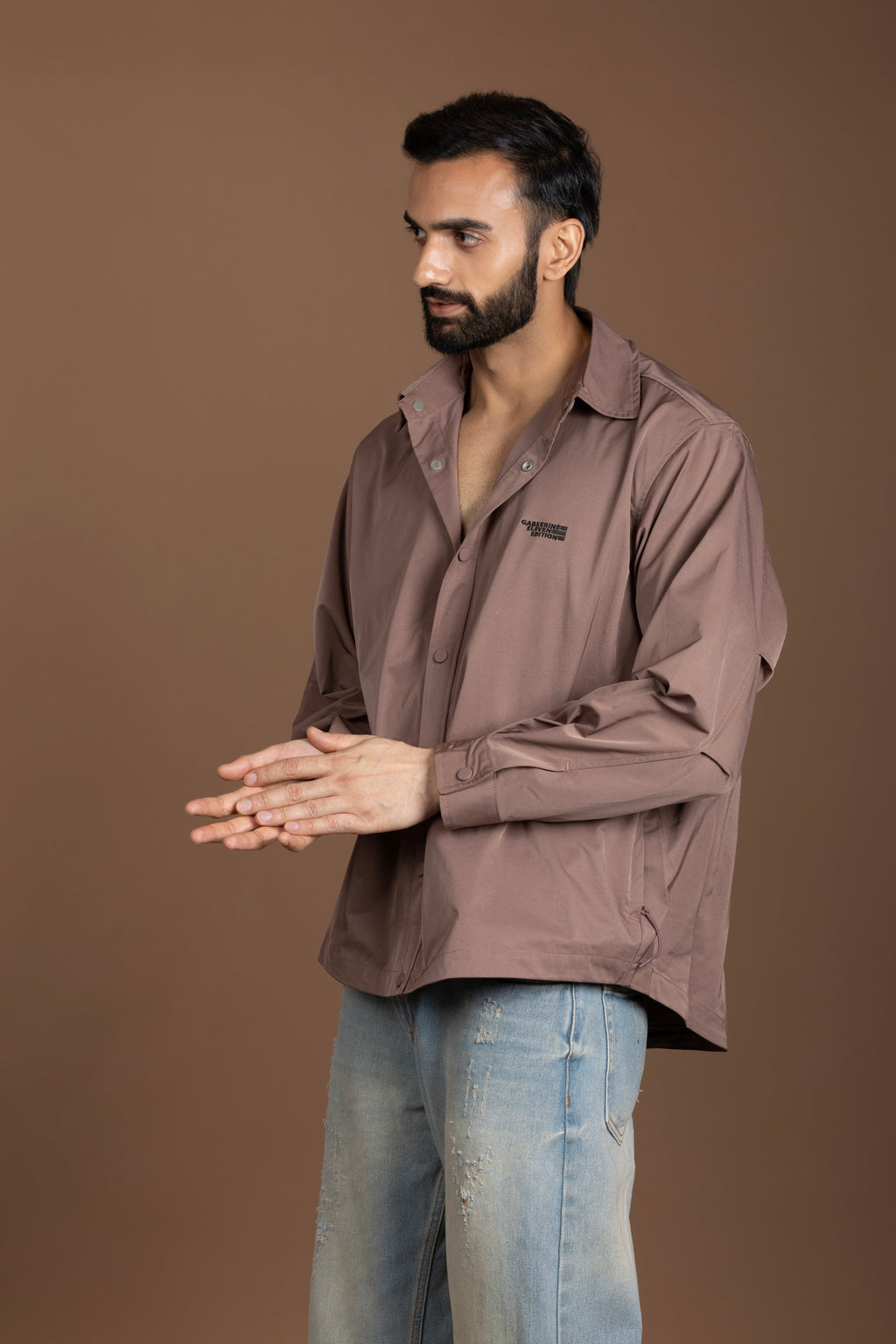 Pink Shirt Jacket