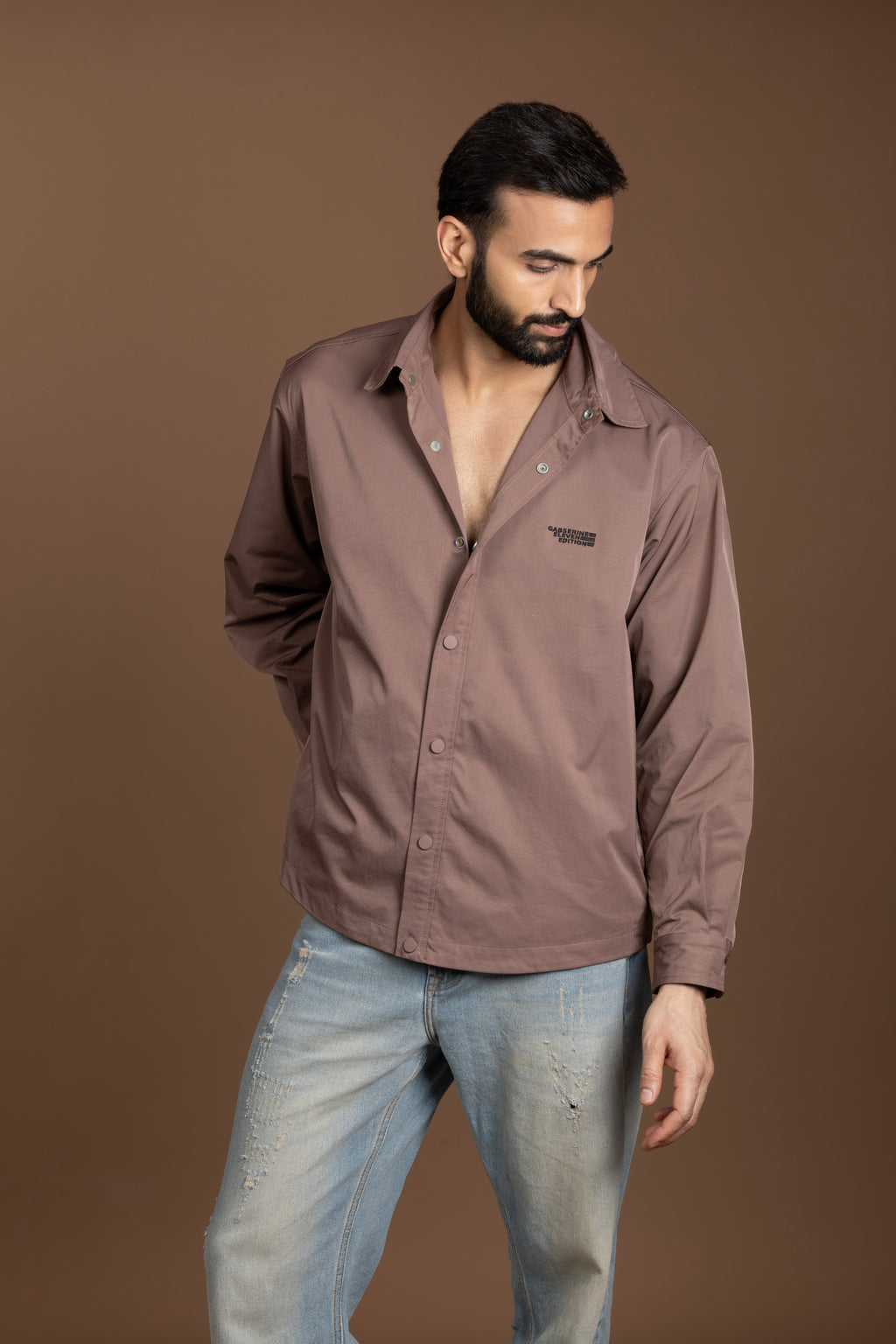 Pink Shirt Jacket