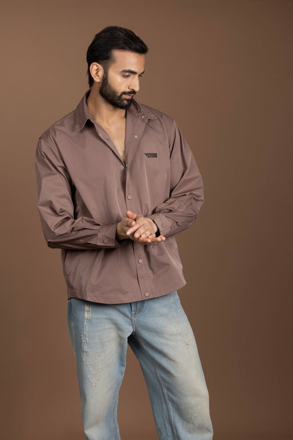 Pink Shirt Jacket