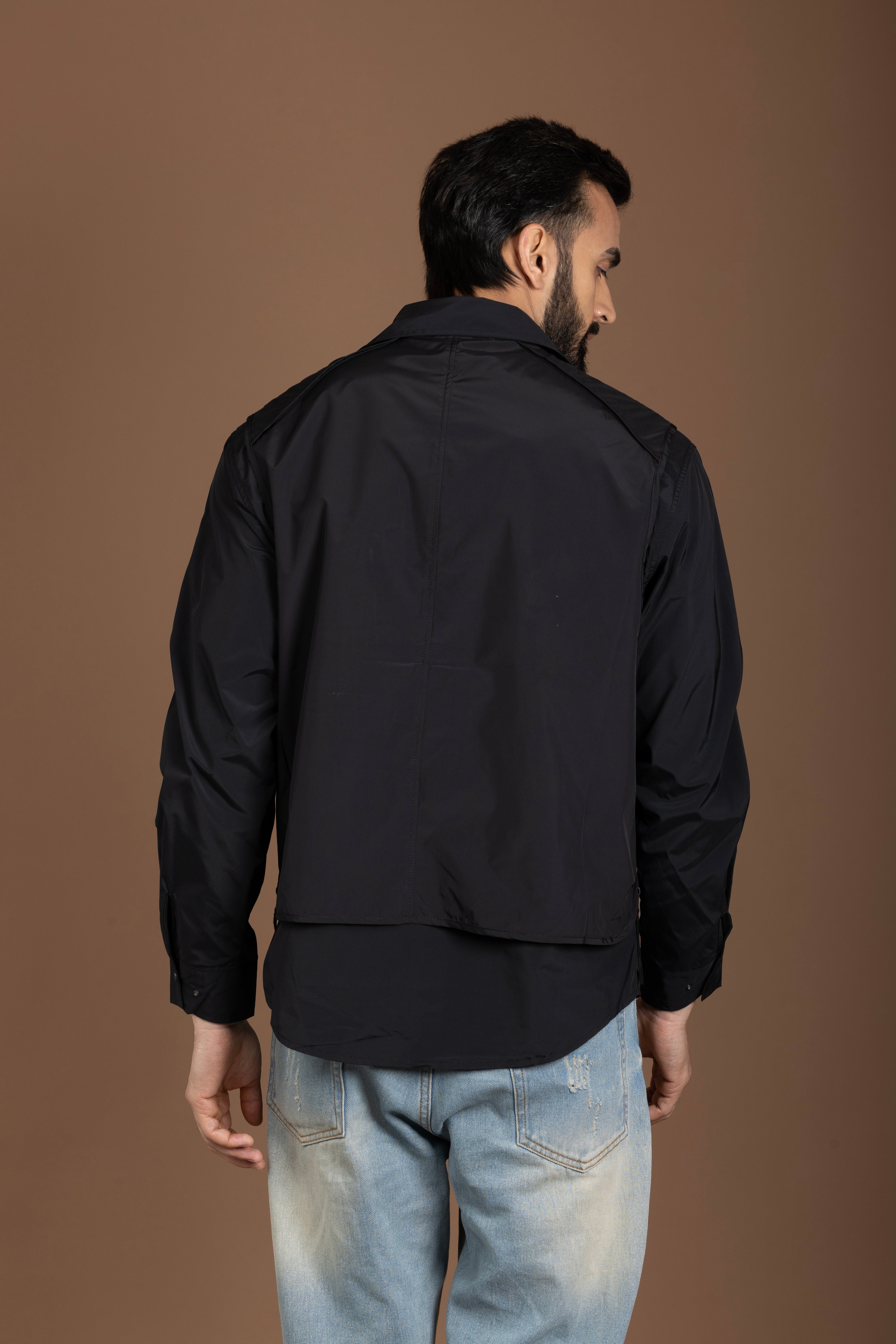 Black Shirt Jacket