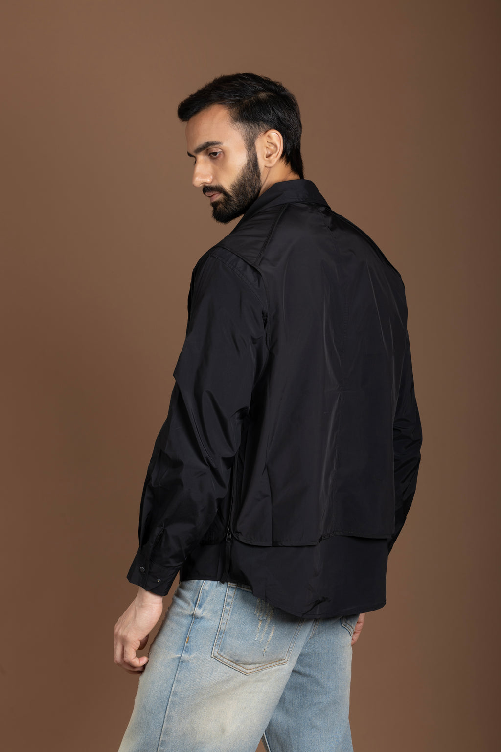 Black Shirt Jacket