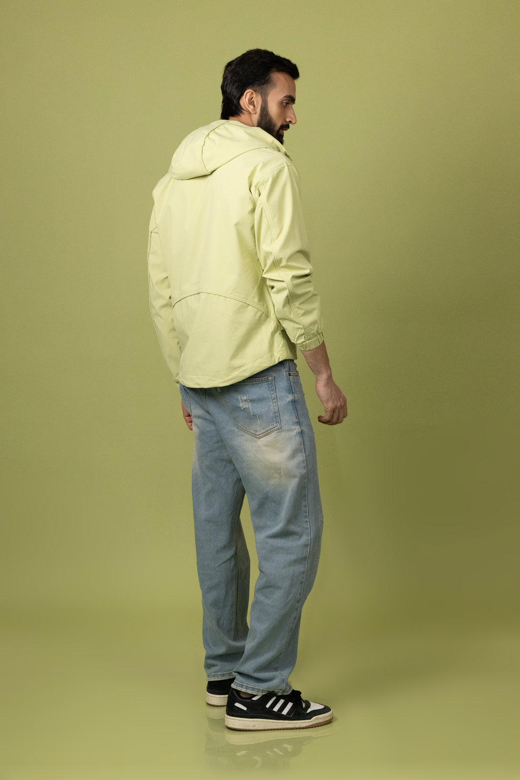 Hooded Jacket  Light Green