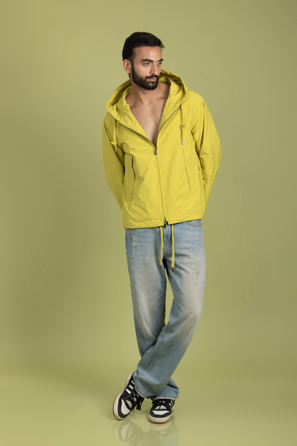 Hooded Jacket Green