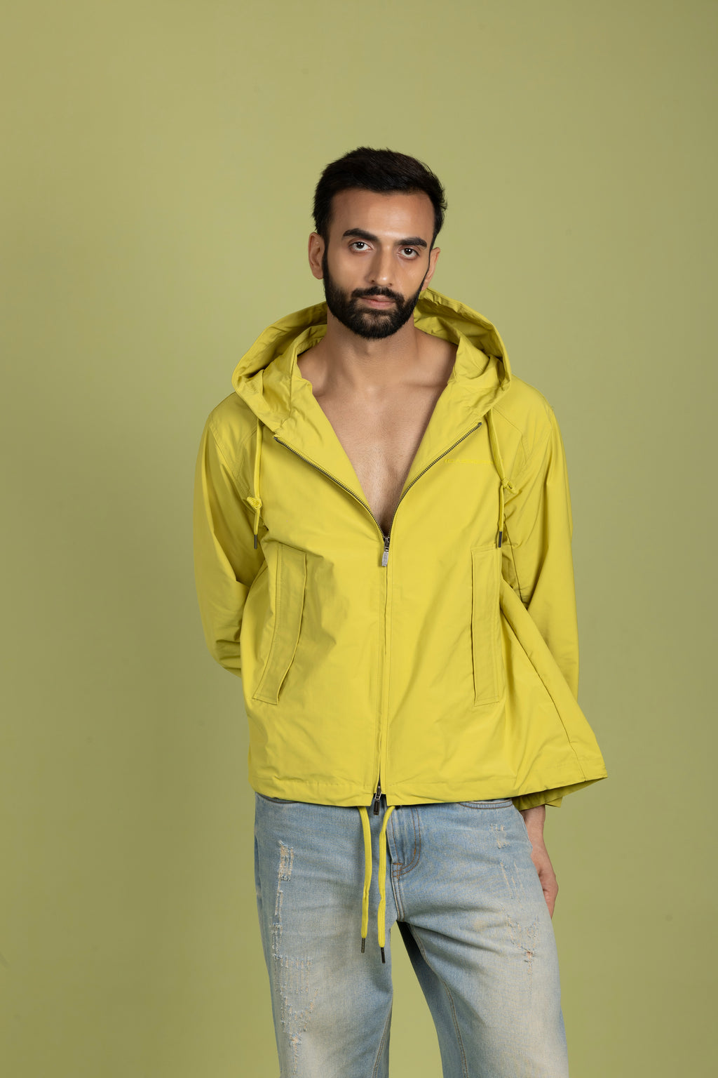 Hooded Jacket Green