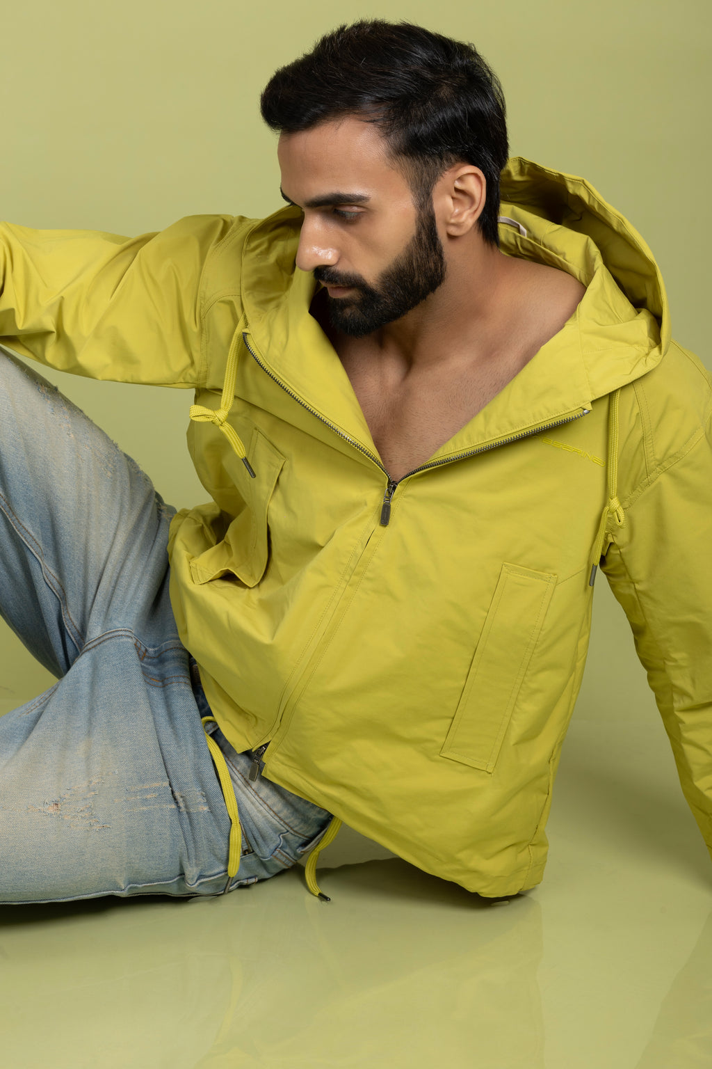 Hooded Jacket Green