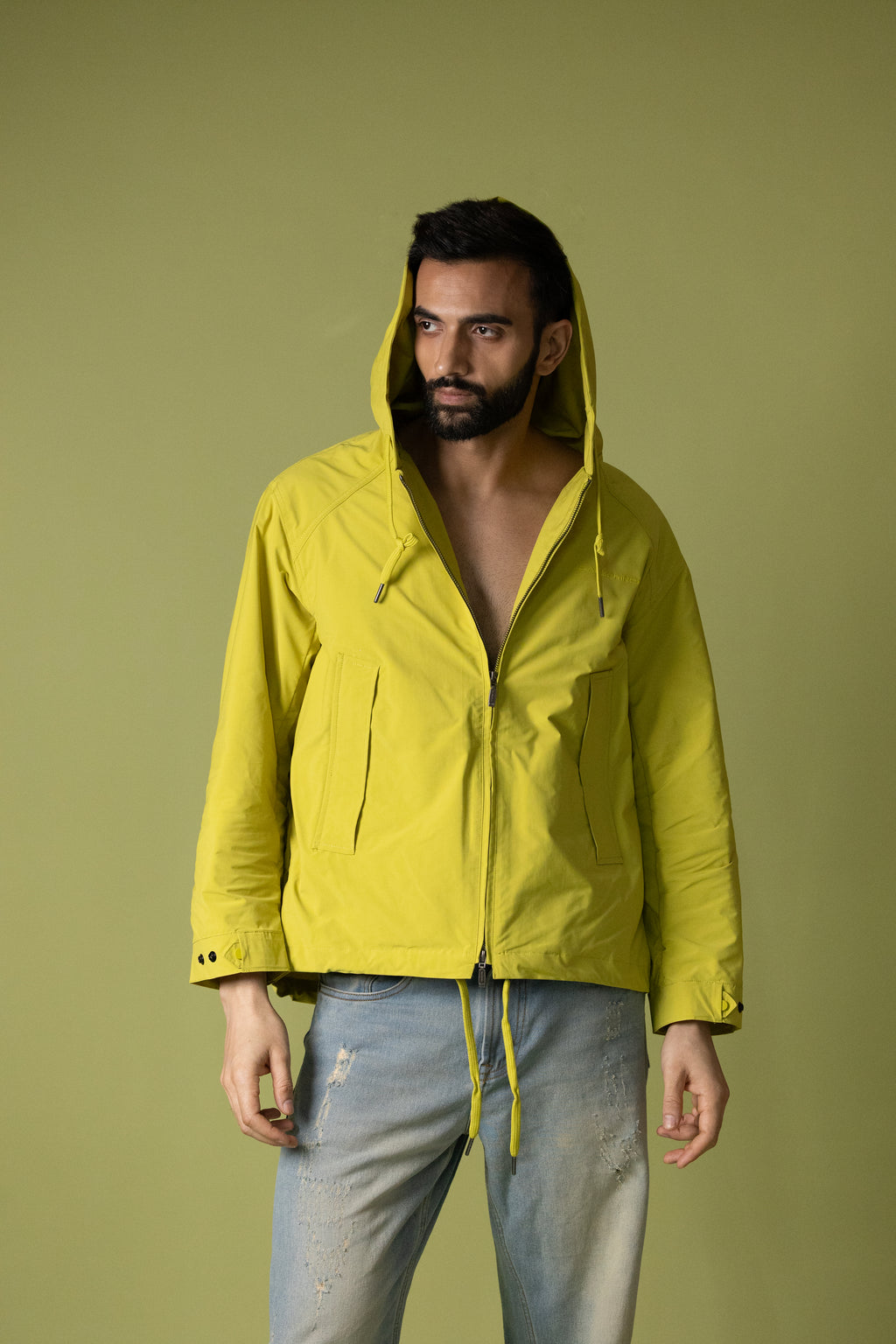 Hooded Jacket Green