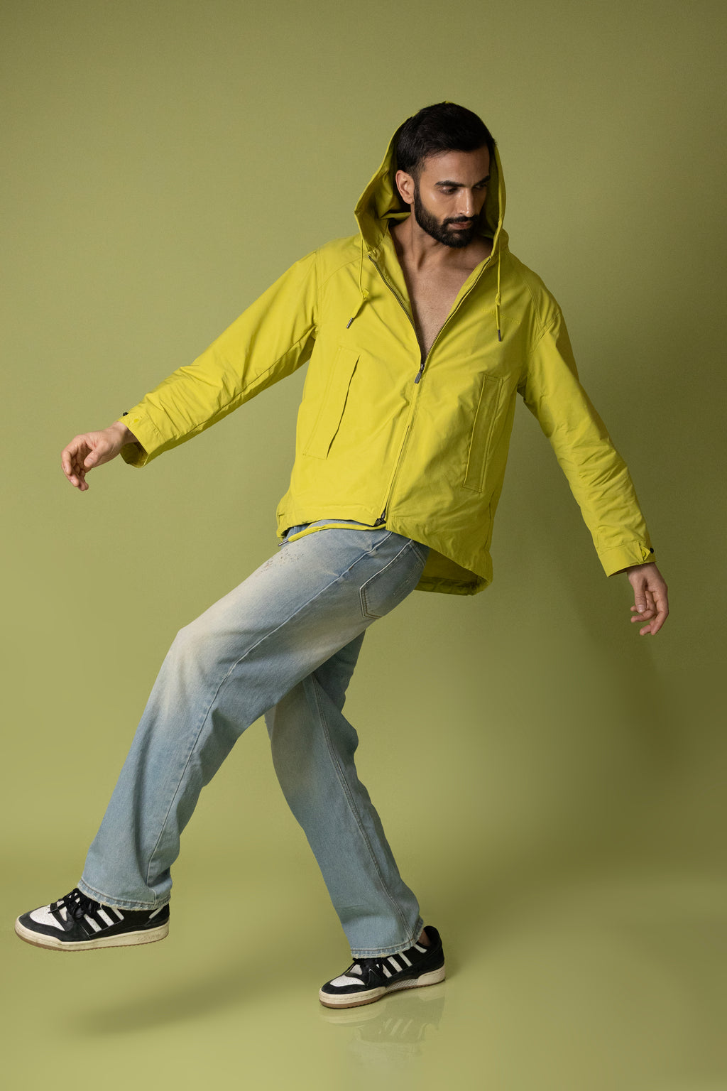 Hooded Jacket Green
