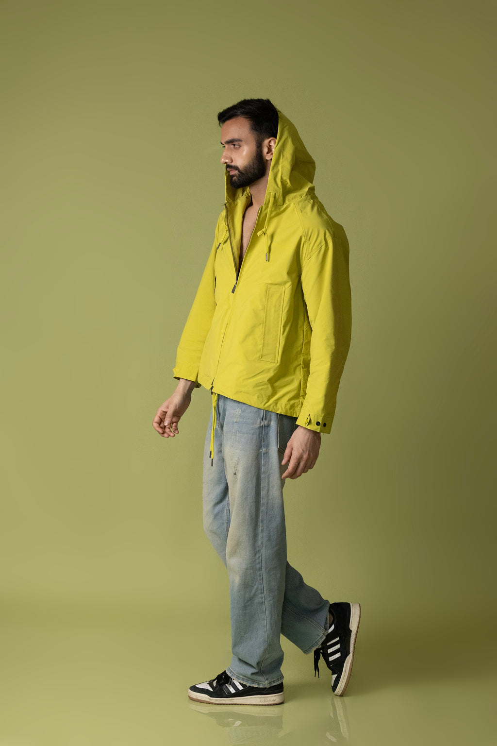 Hooded Jacket Green