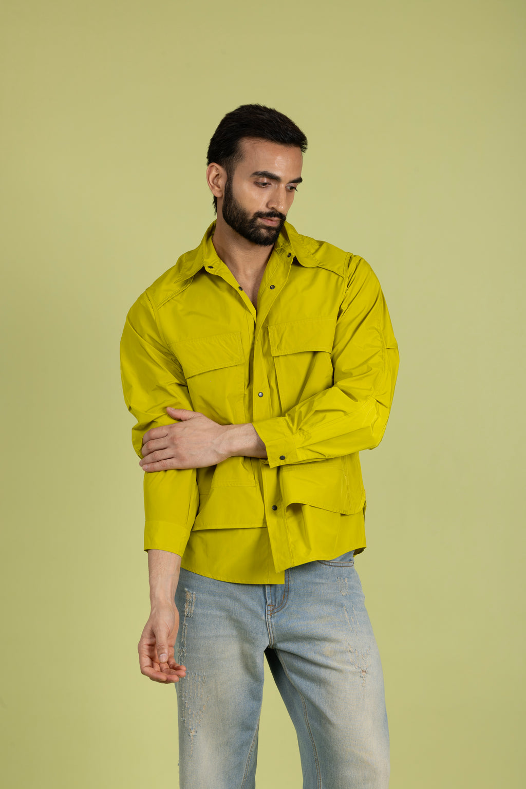 Green Shirt Jacket