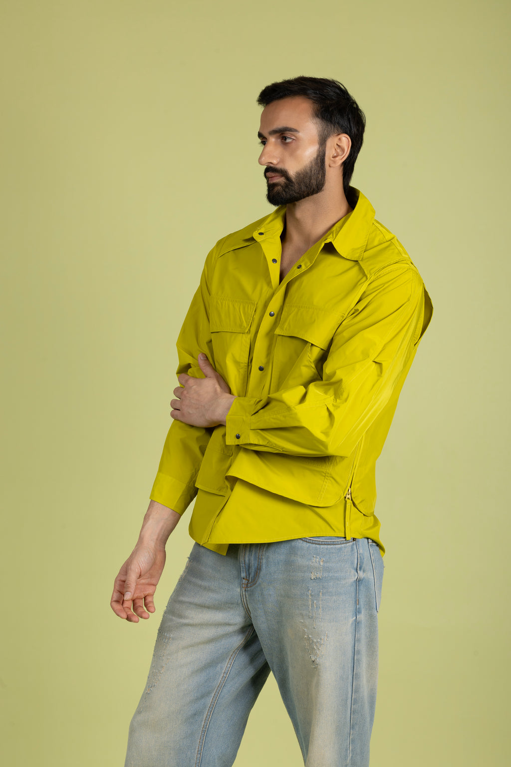 Green Shirt Jacket