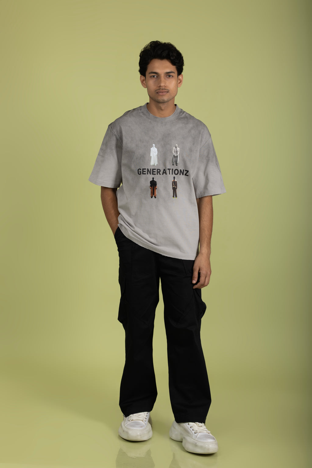 Crew Neck T-Shirt Grey