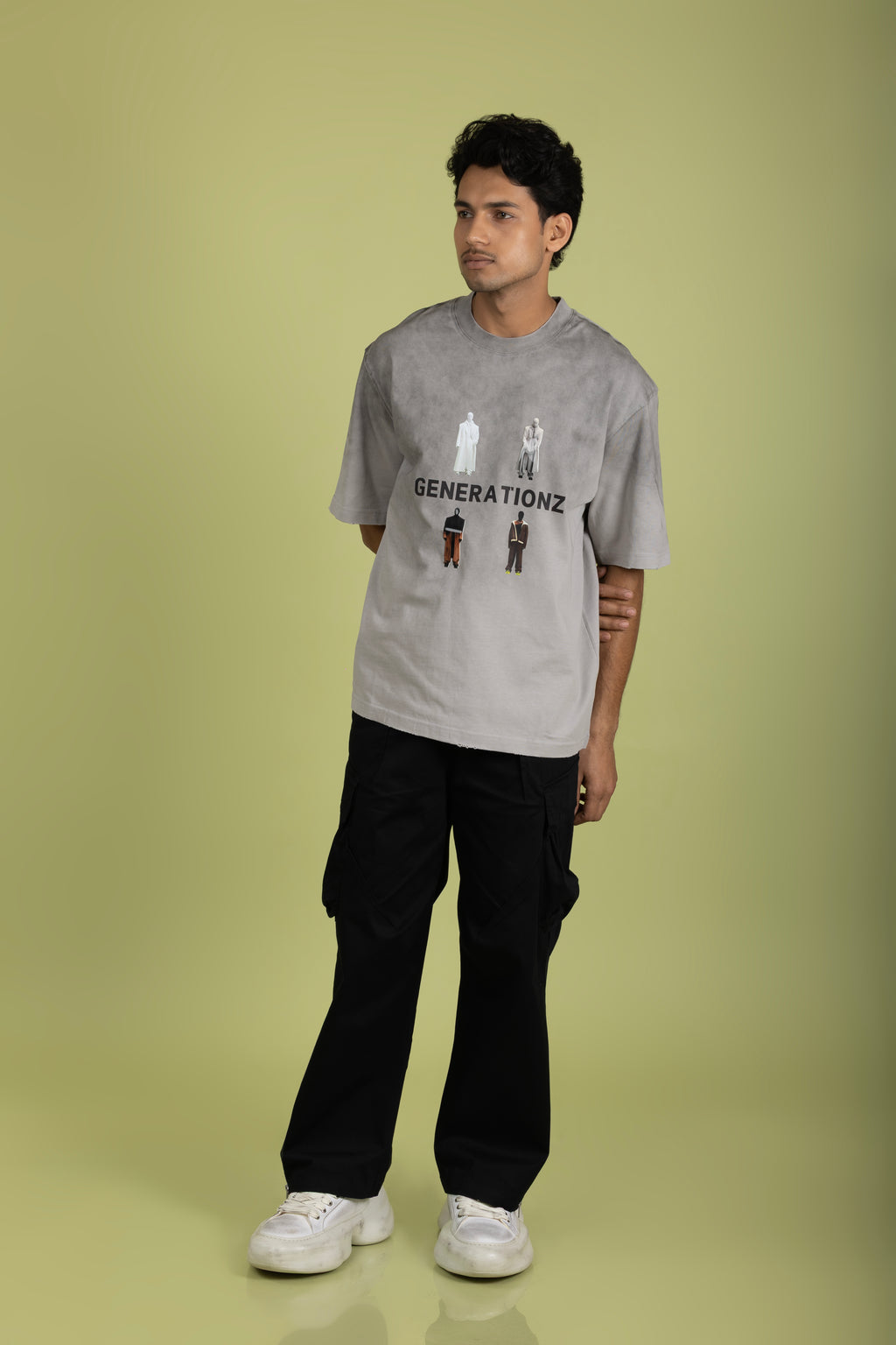 Crew Neck T-Shirt Grey