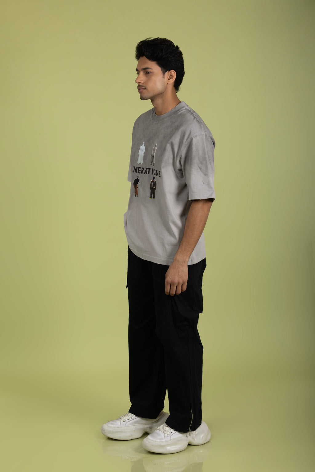 Crew Neck T-Shirt Grey