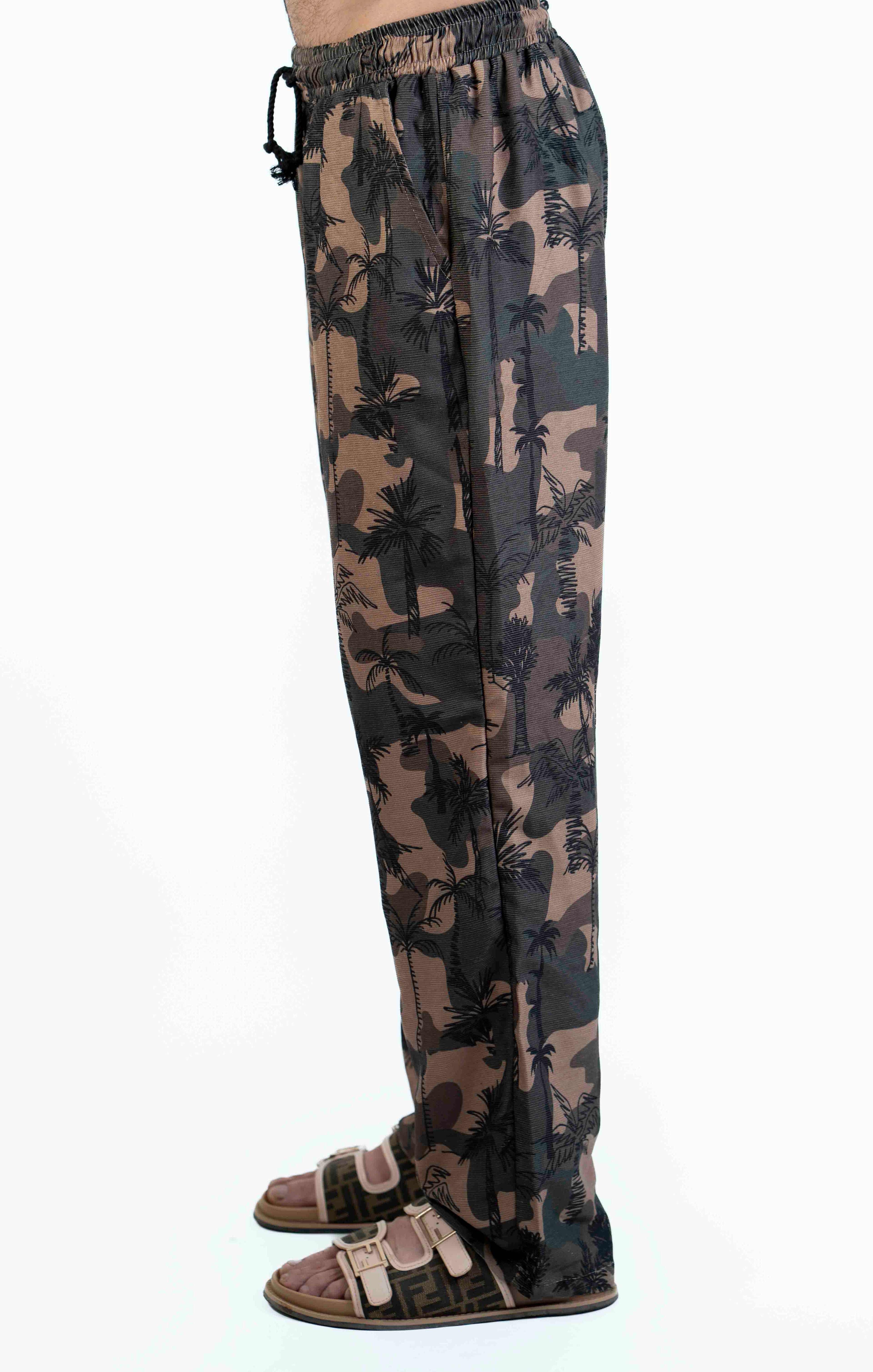CAMEO PRINT CASUAL TROUSER