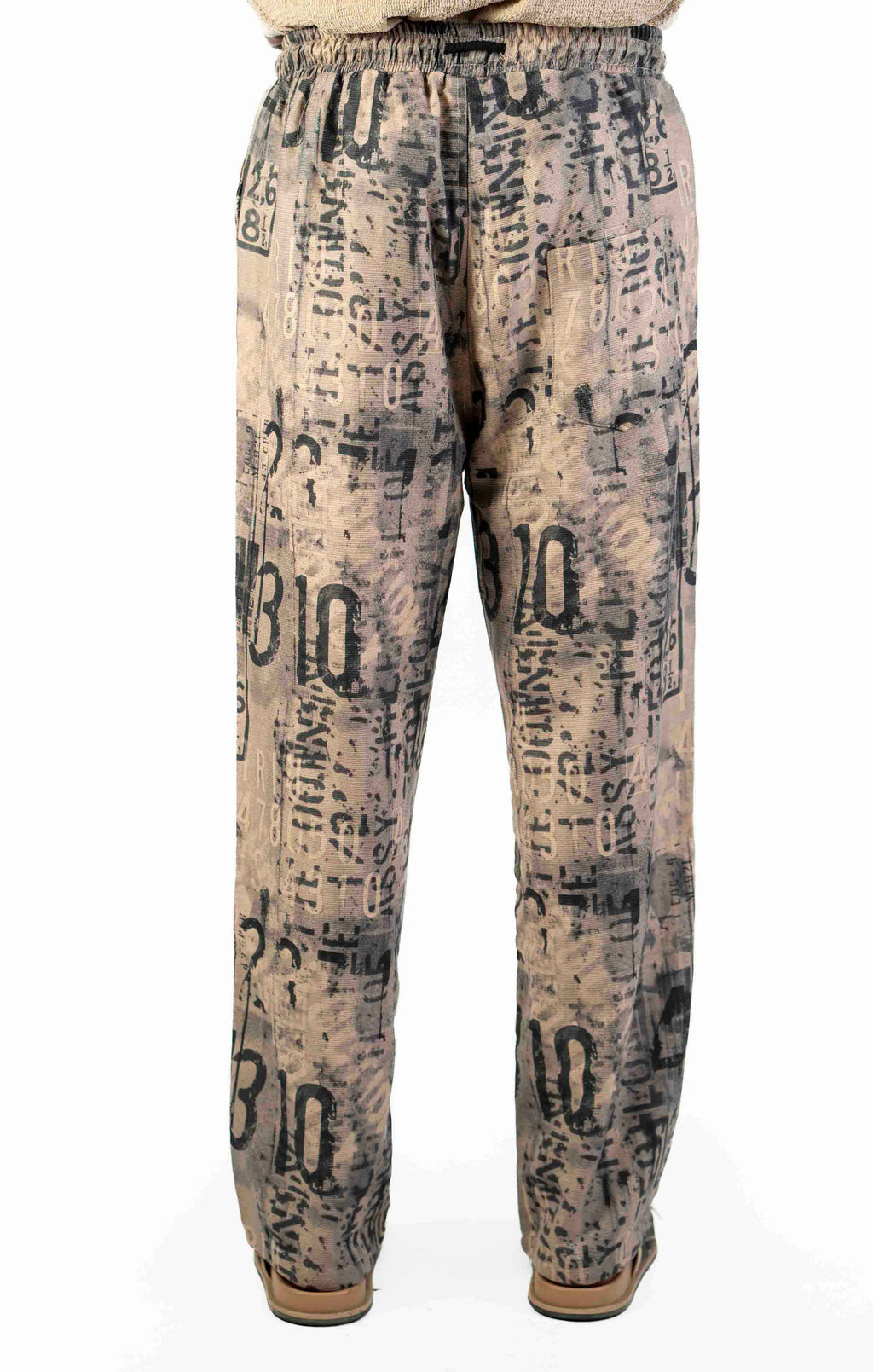 NUMERIC PRINT CASUAL TROUSER