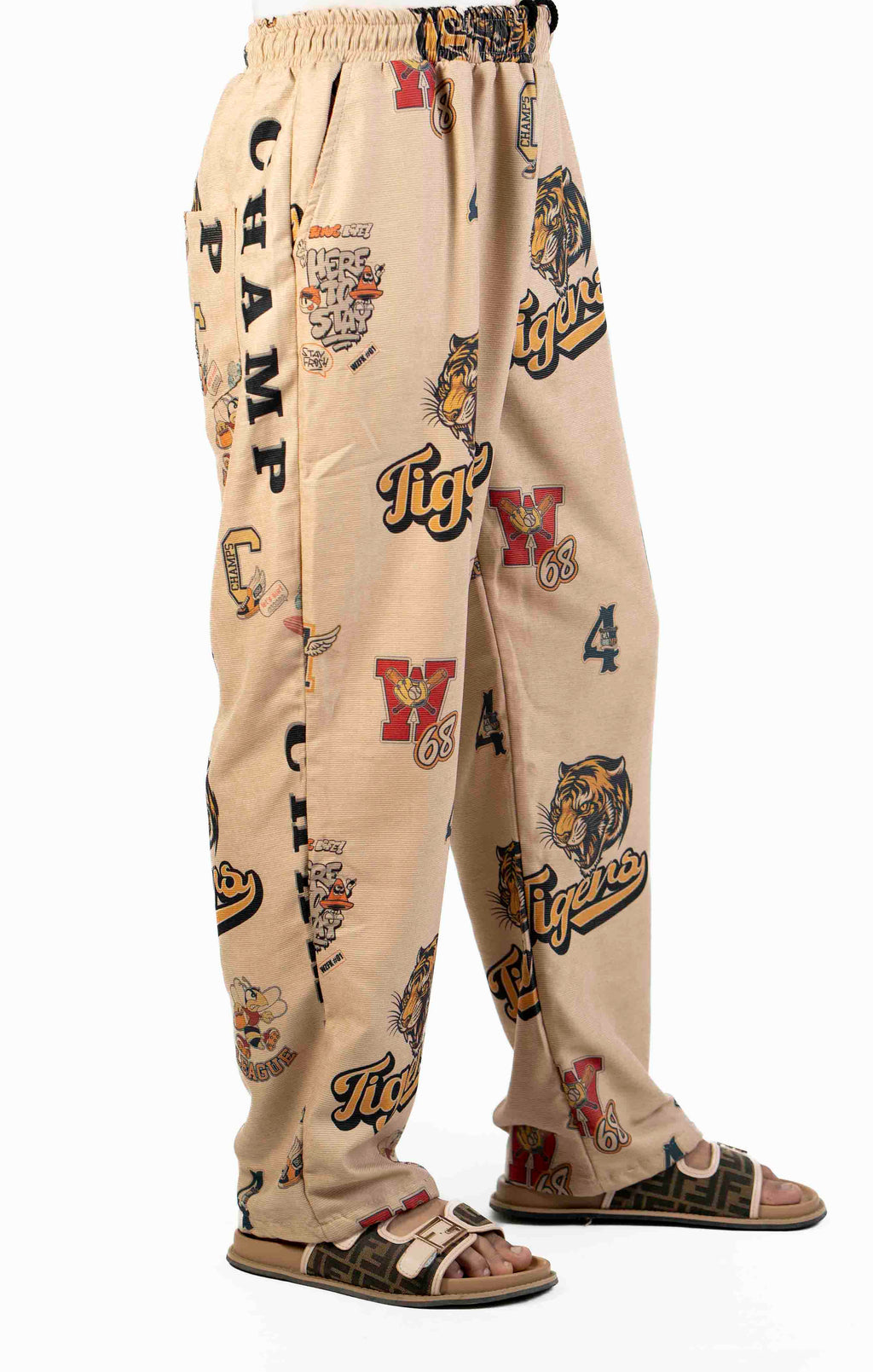 CARTOON PRINT CASUAL TROUSER