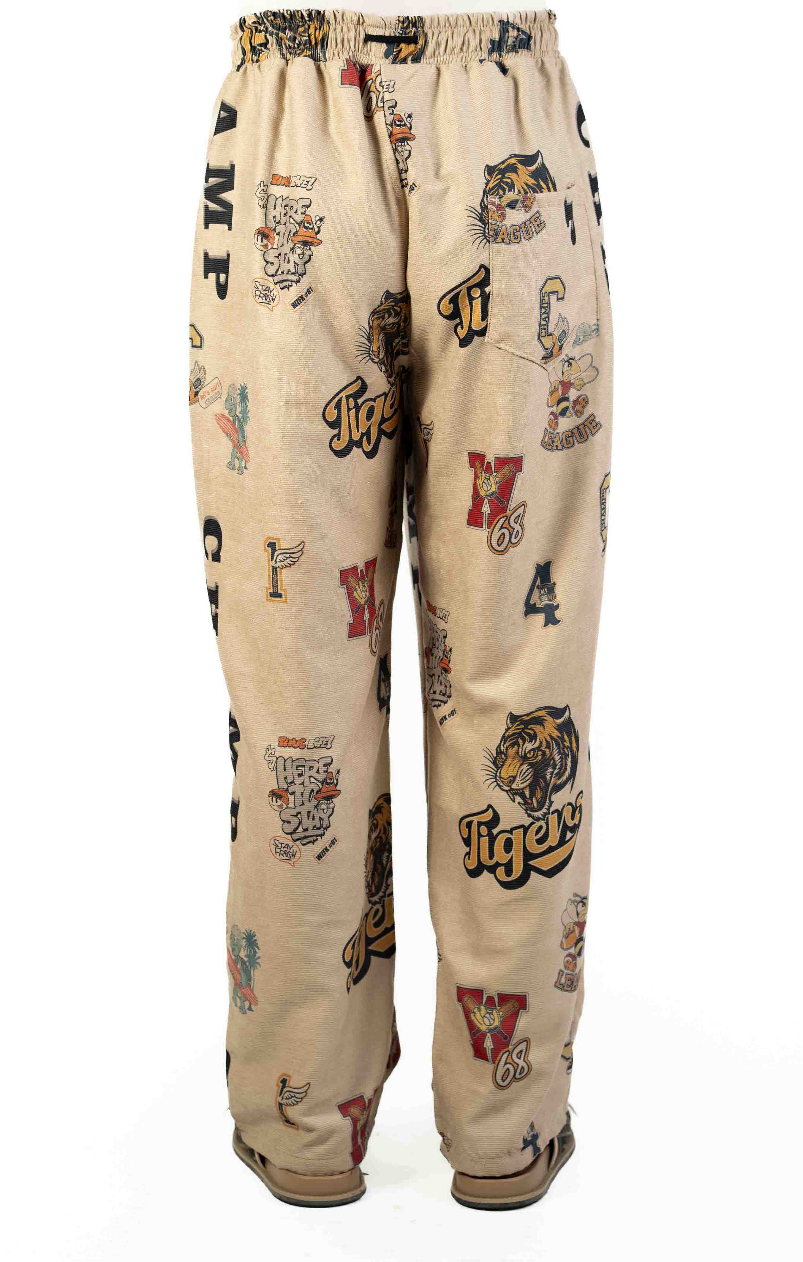 CARTOON PRINT CASUAL TROUSER