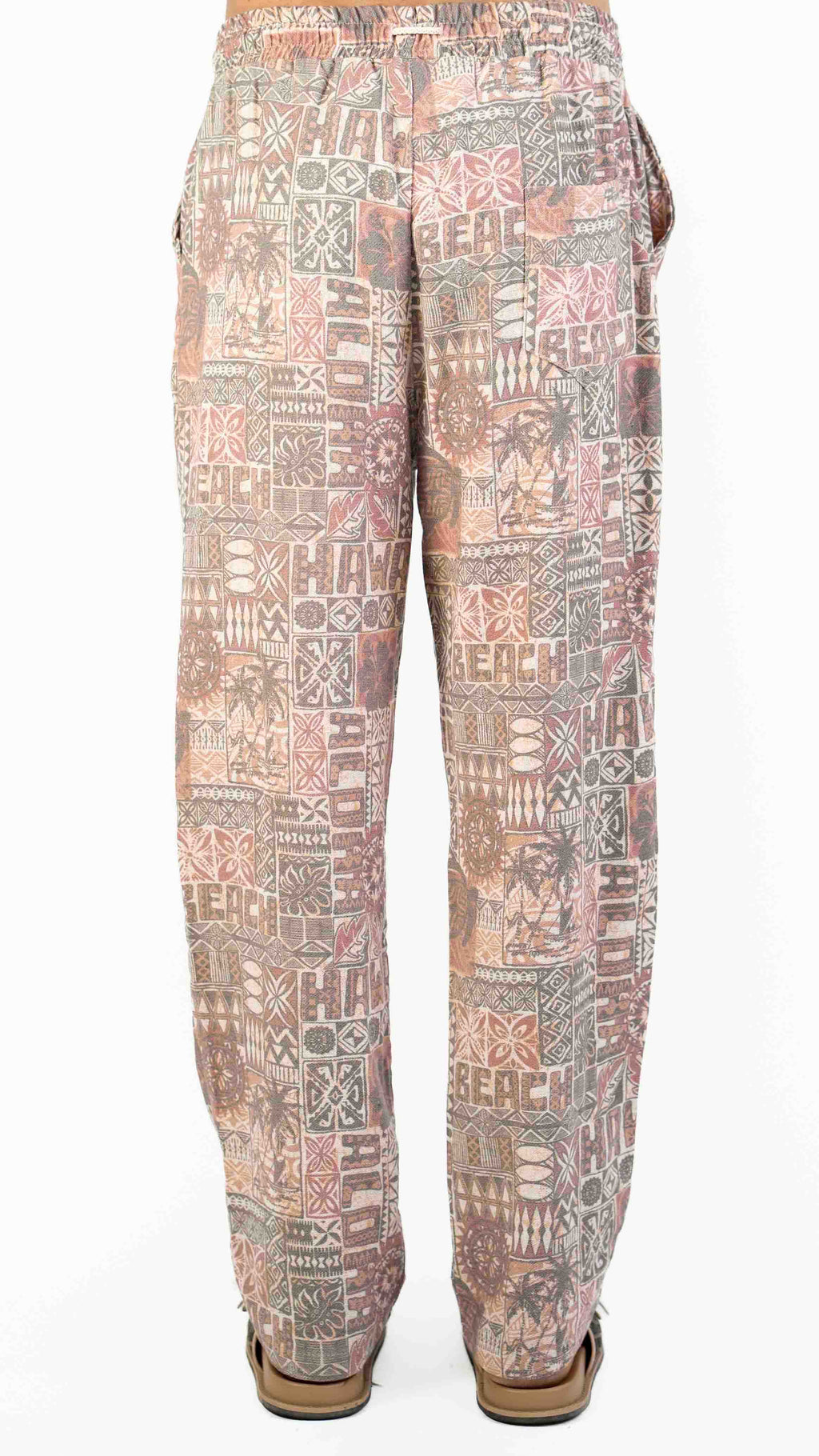 ABSTRACT PRINT CASUAL TROUSER