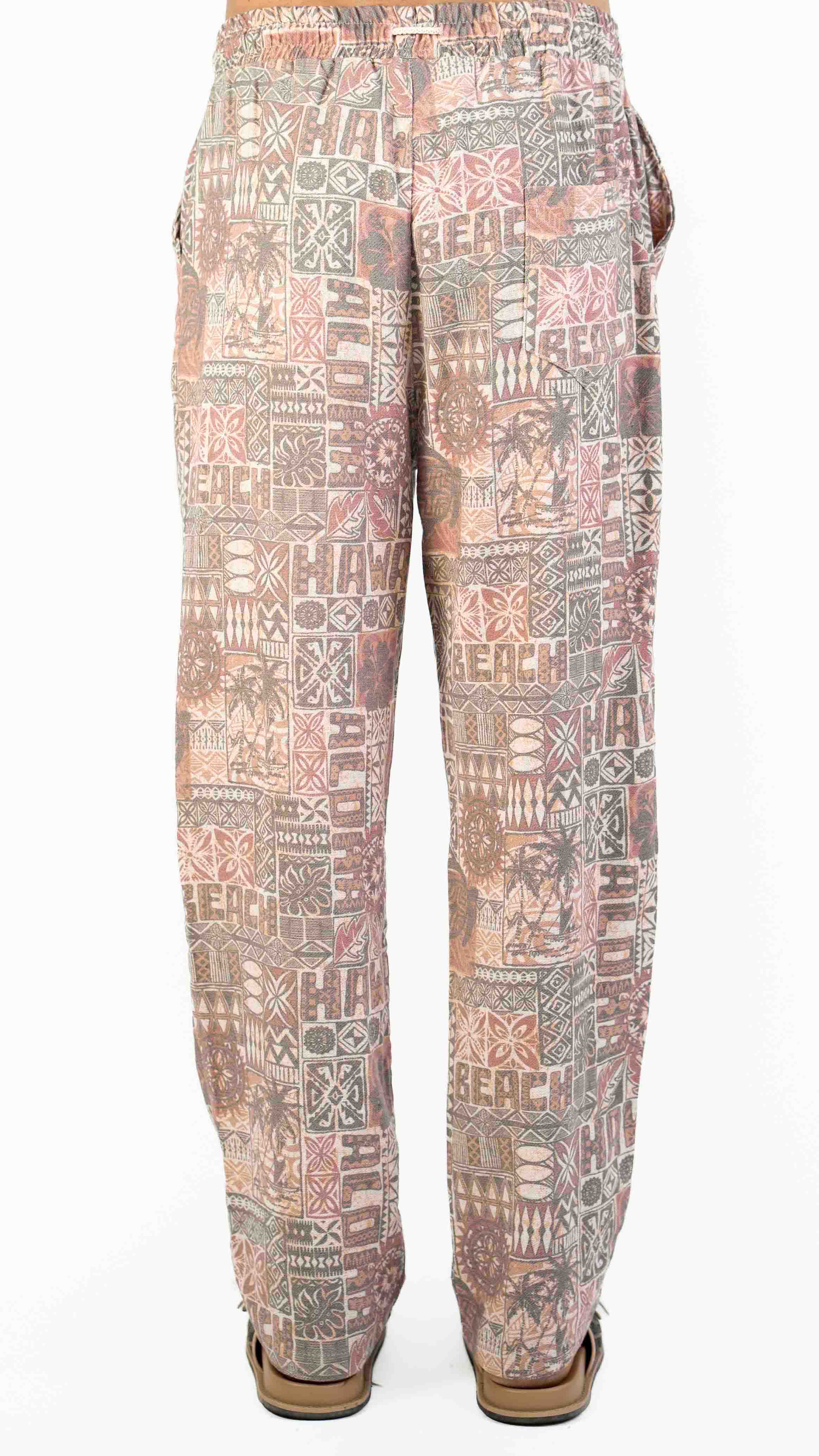 ABSTRACT PRINT CASUAL TROUSER